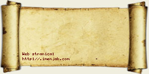 Jakov Ječmenica vizit kartica